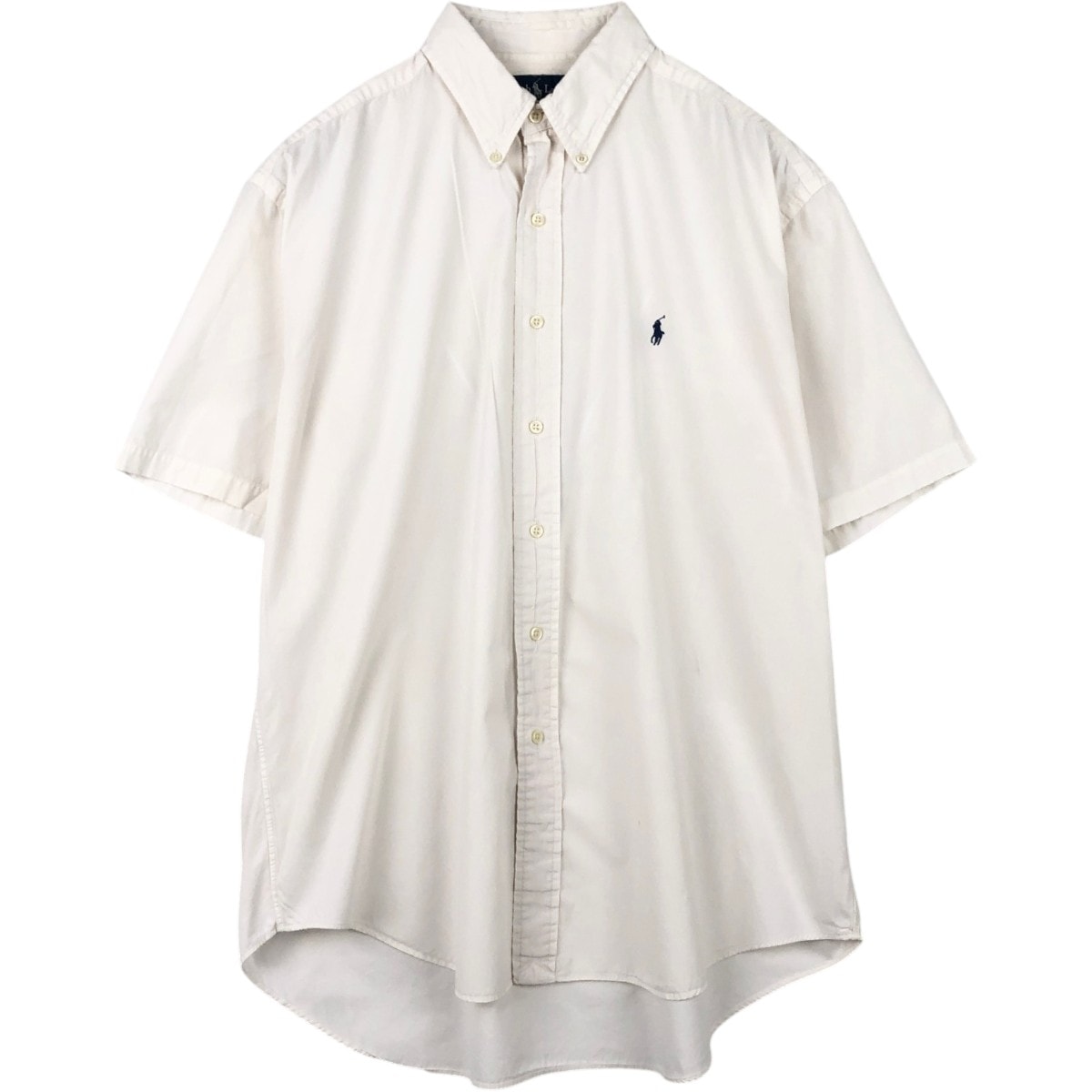 古着 ラルフローレン Ralph Lauren BLAKE 半袖 ボタンダウンシャツ メンズL相当/eaa665250