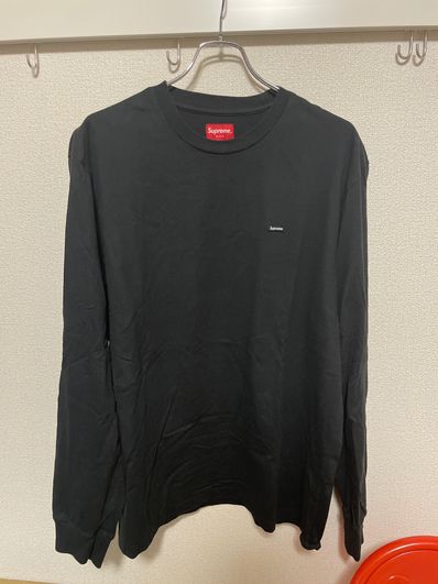 Supreme Small Box L/S Tee "Black"(22SS)