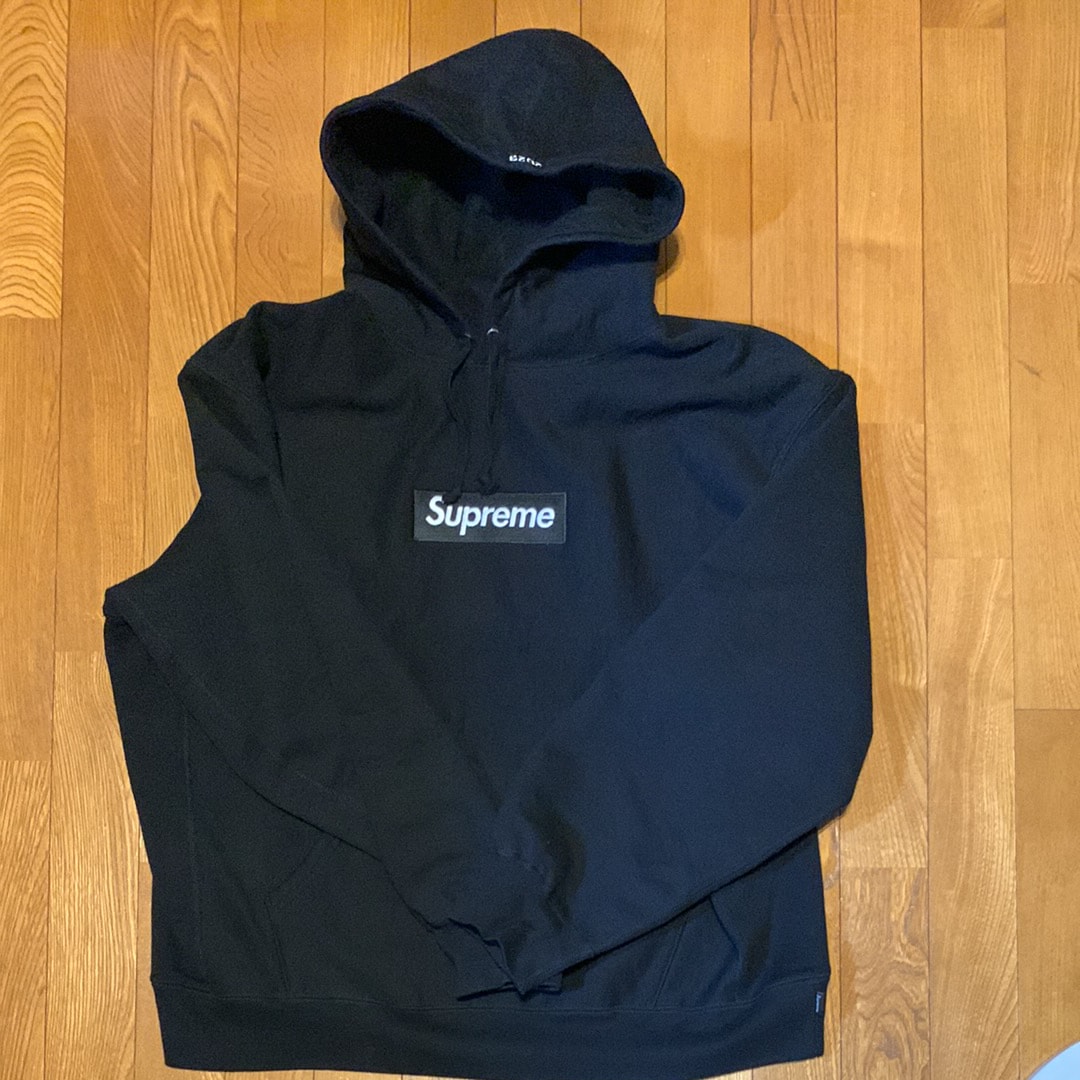 Supreme Box Logo Hooded Sweatshirt "Black" (23FW)
