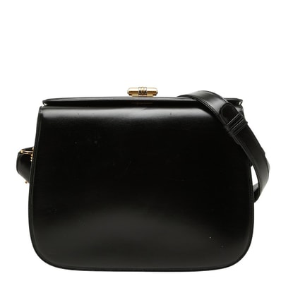 グッチ 斜め掛け ショルダーバッグ 0014060626 ブラック レザー レディース GUCCI 【中古】