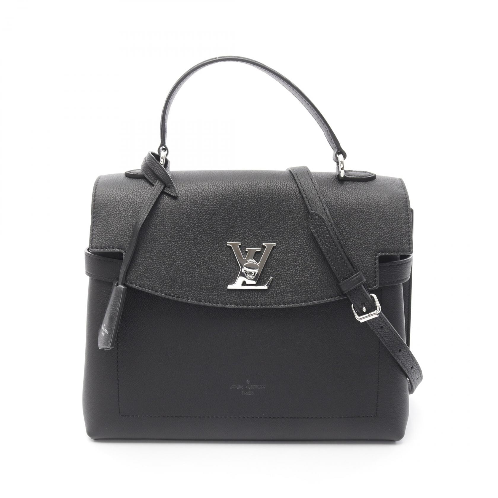 ルイ・ヴィトン LOUIS VUITTON ロックミー エヴァー MM ハンドバッグ バッグ レザー カーフ ノワール レディース ブラック系 M51395 【中古】