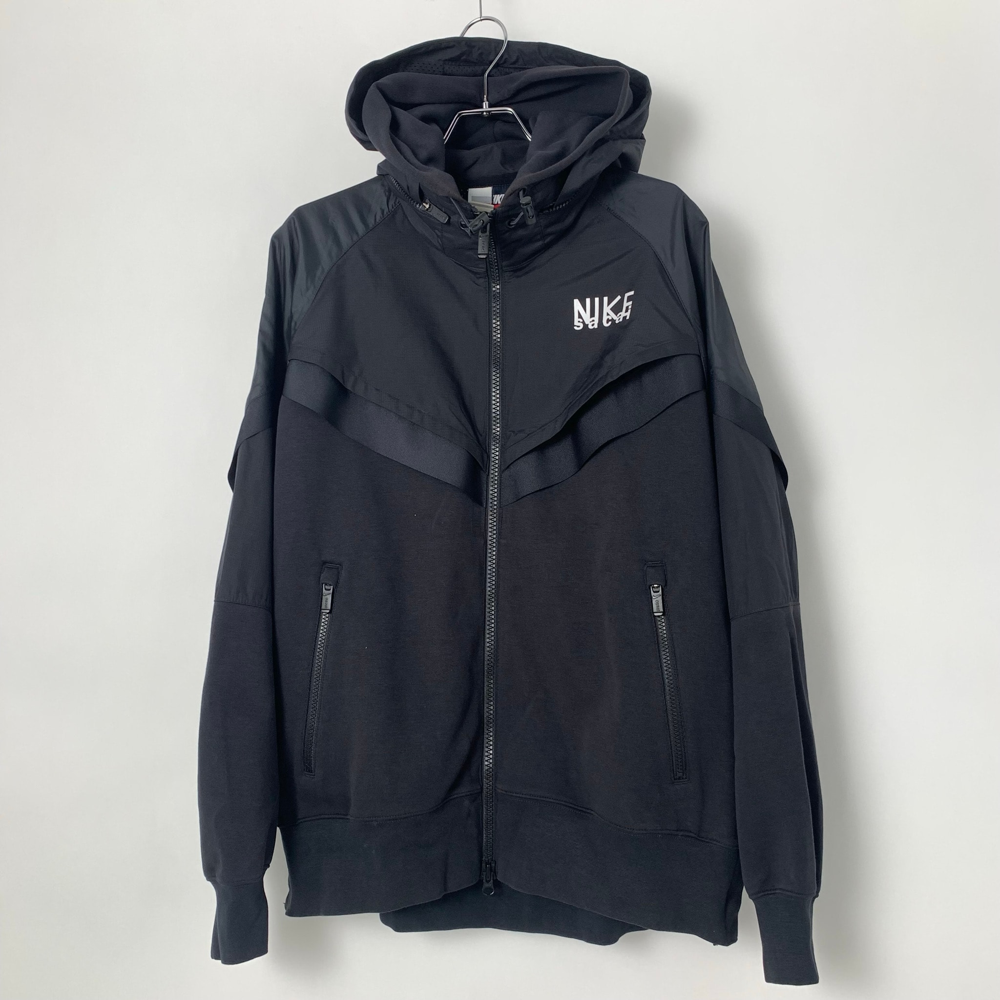 Nike x sacai Men's Full Zip Parker "Black"