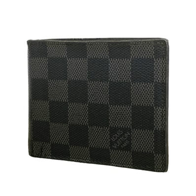 【6kc2896】ルイヴィトン 財布 ダミエ・グラフィット ポルトフォイユマルコNM N63336 ブラック【中古】メンズ