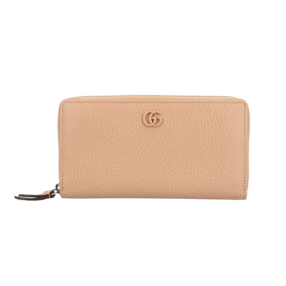 グッチ ジップアラウンドウォレット ダブルG 長財布 レザー 456117 レディース GUCCI  中古