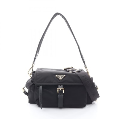 プラダ PRADA エクスプローラ ハンドバッグ バッグ ナイロン レザー レディース ブラック系 1BD394RDLNF0002 【新品】