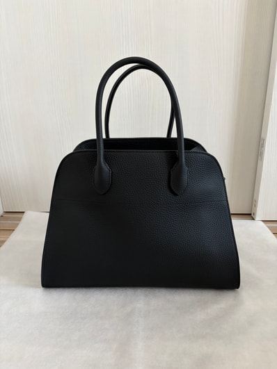 The Row Soft Margaux12グレインカーフ ブラック マルゴー12
