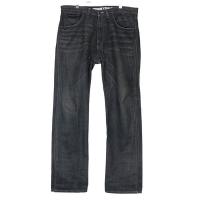 NEIGHBORHOOD ネイバーフッド SVG MEDIUM STRAIGHT DENIM PANTS SVG-DP-02 ミディアム ストレート デニム パンツ ブラック ジーンズ サイズL