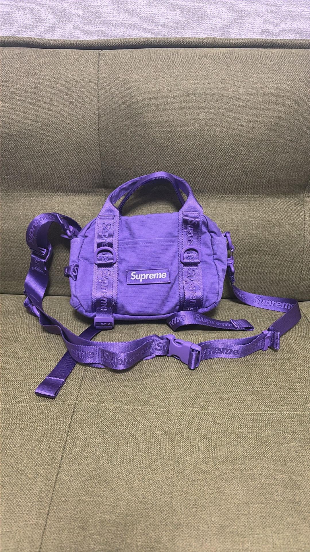 Supreme Mini Duffle Bag (26SS) "Purple"