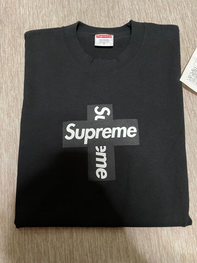 Supreme Cross Box Logo Tee "Black"