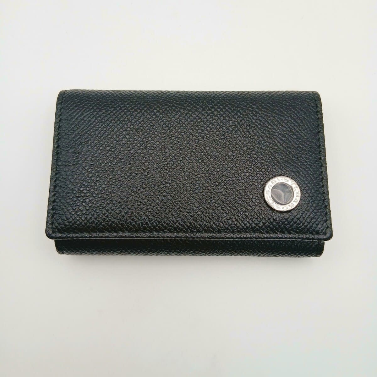 【再値下げ】BVLGARI ブルガリ ブルガリブルガリ マン 6連キーケース キーケース レザー ブラック  メンズ【中古】