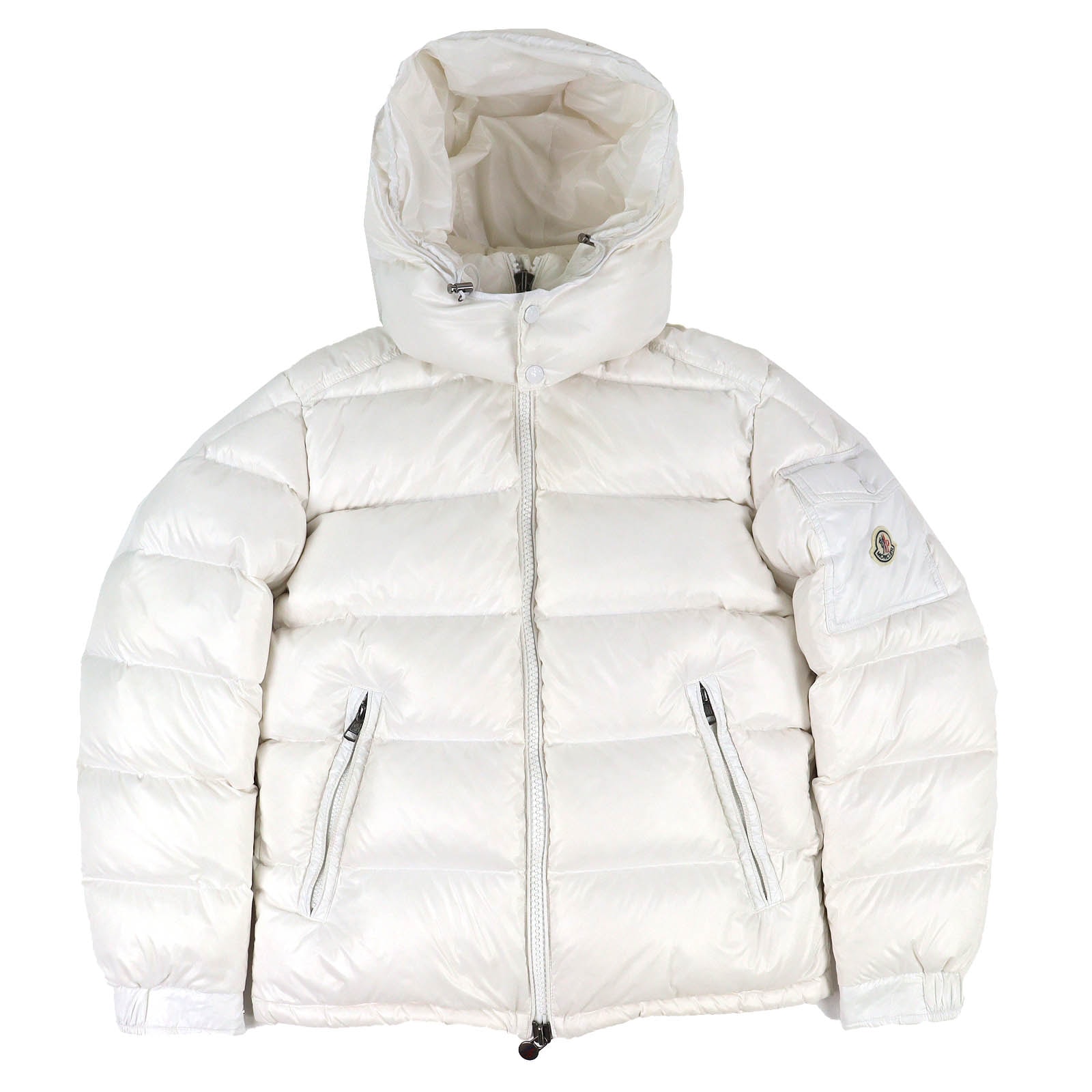 良品 モンクレール ダウンジャケット MAYA マヤ ホワイト メンズ 1