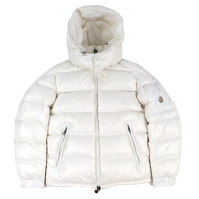 良品 モンクレール ダウンジャケット MAYA マヤ ホワイト メンズ 1
