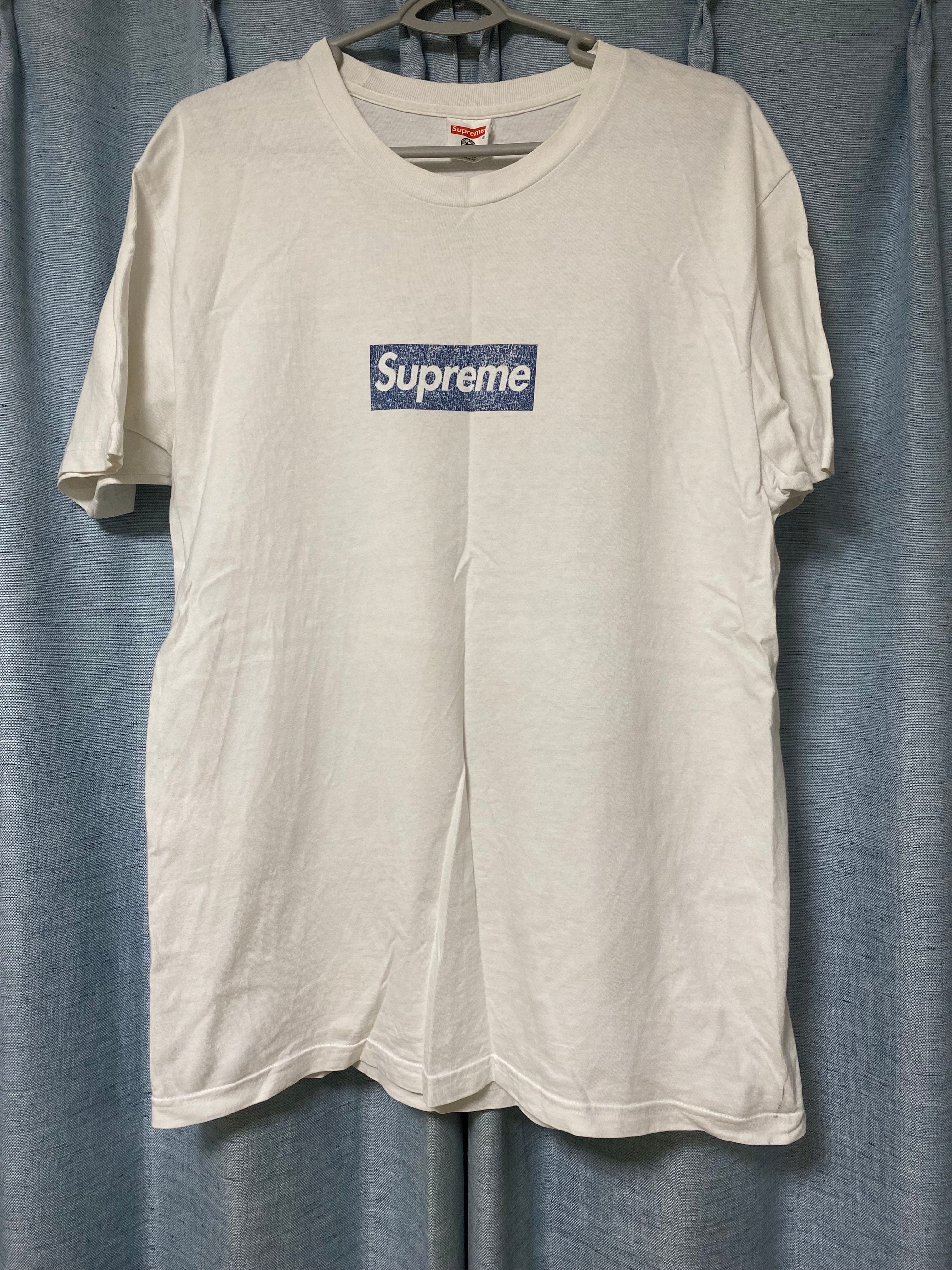 シュプリーム ニューヨーク ヤンキース ボックス ロゴ Tシャツ "ホワイト"
