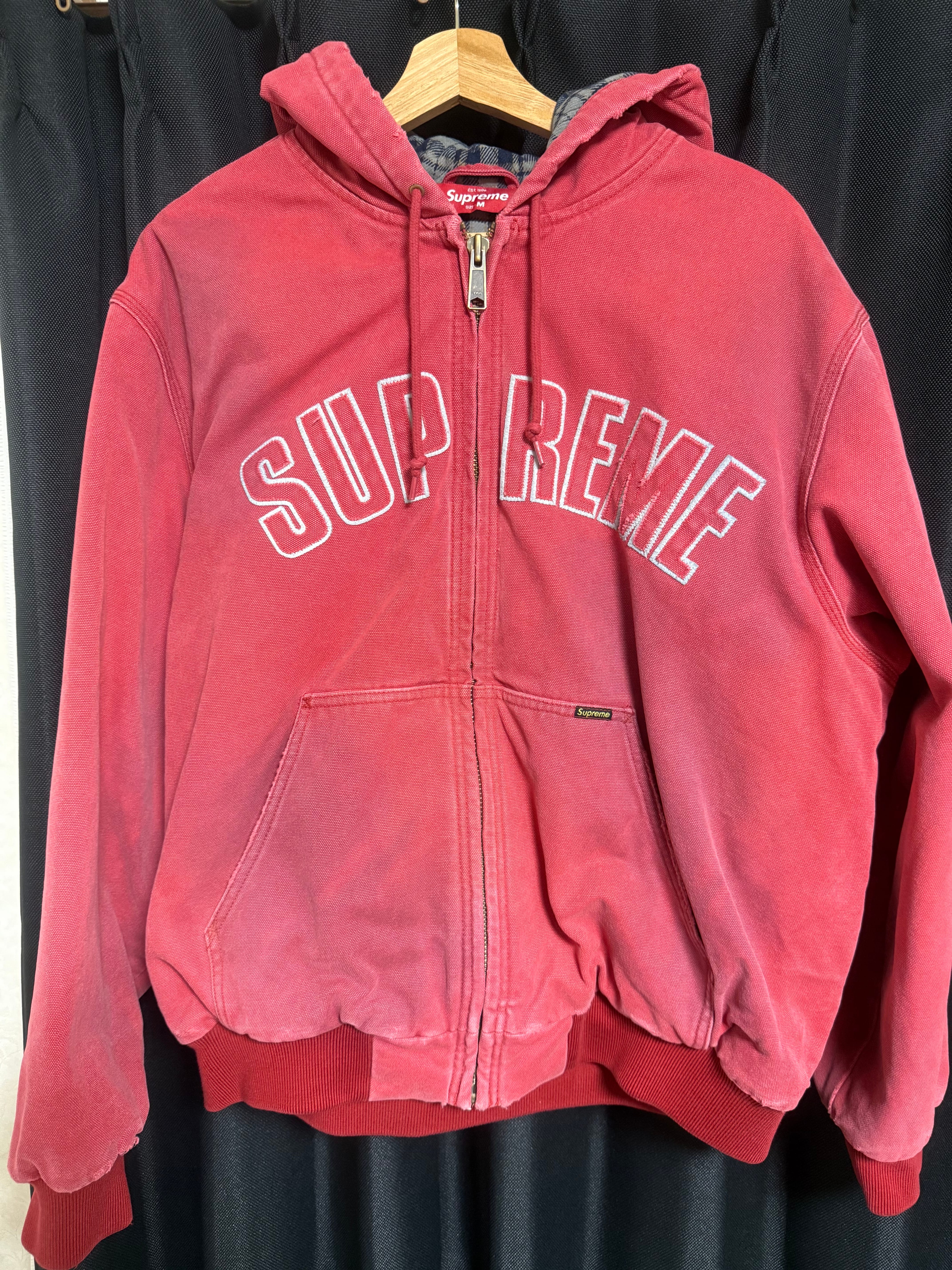 Supreme Reflective Arc Hooded Work Jacket 