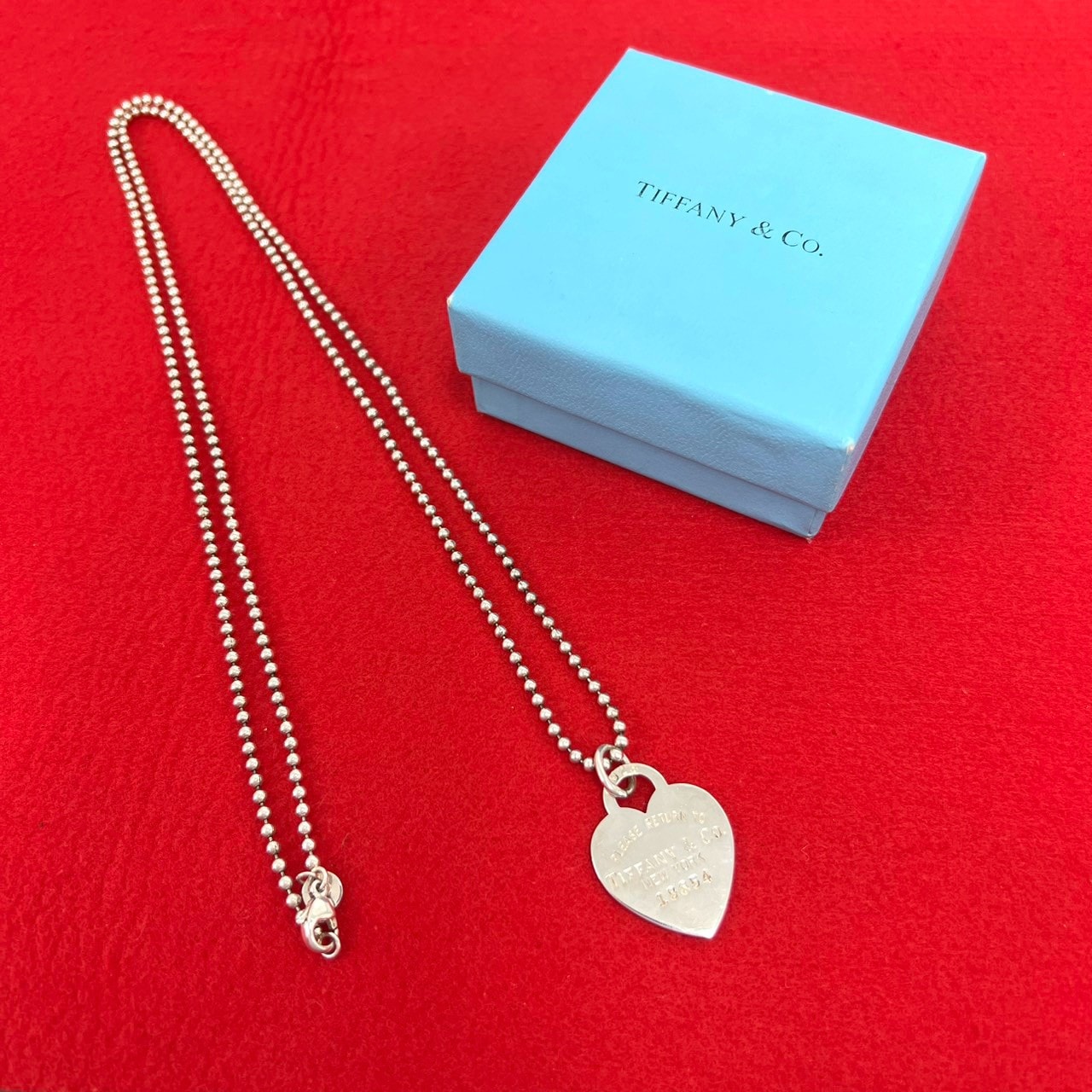 TIFFANY&Co. ティファニー リターントゥ ハートタグ ボールチェーン ネックレス シルバー925 ネックレス シルバー
28351