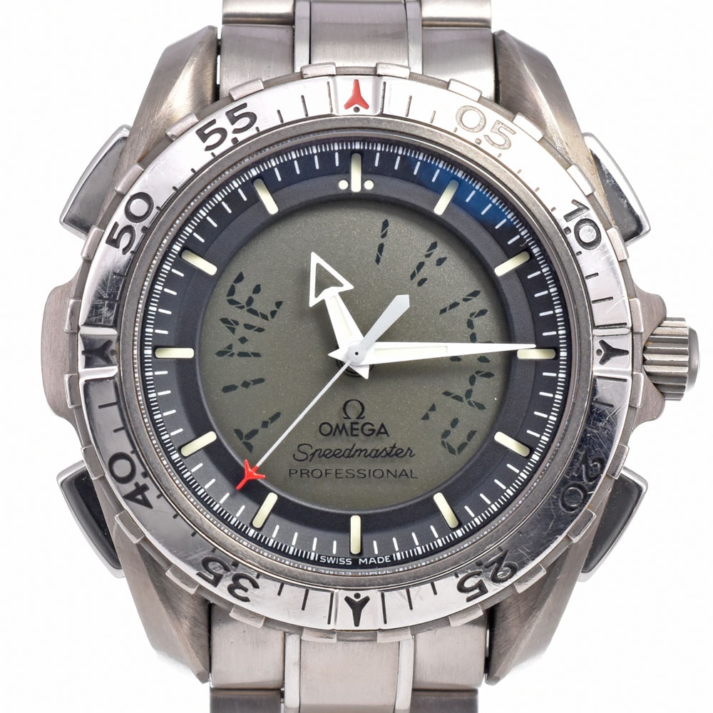 オメガ OMEGA 3290.50 スピードマスター スカイウォーカー X-33 デジアナ 液晶 クォーツ メンズ 箱・保証書付き 腕時計 H#150008