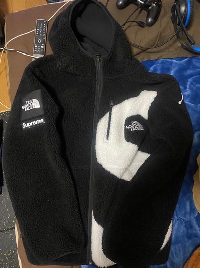 Supreme x The North Face S Logo Hooded Fleece Jacket "Black"