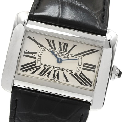 カルティエ タンクディヴァンLM W6300655 メンズ 【中古】