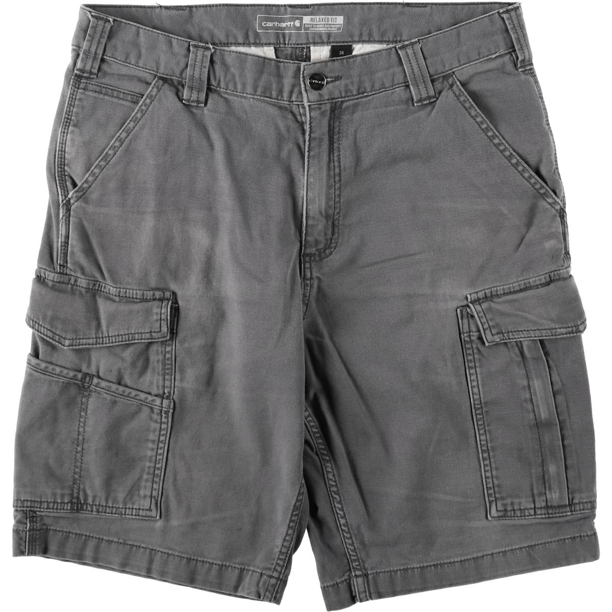 古着 カーハート Carhartt RELAXED FIT ダック地 カーゴショーツ ハーフパンツ メンズw34相当/eaa620654