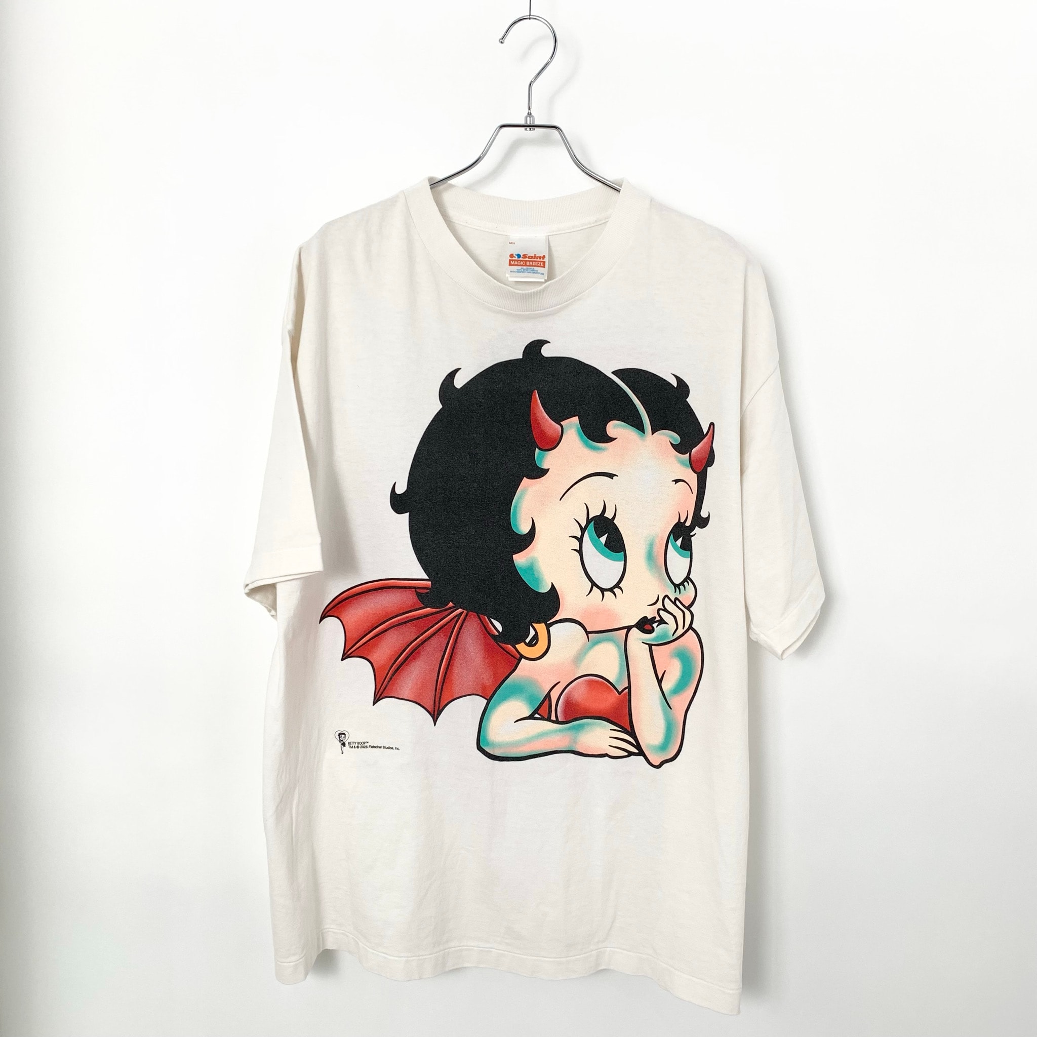 SAINT Mxxxxxx x Betty Boop Bty SS T-Shirt/Devil "White"