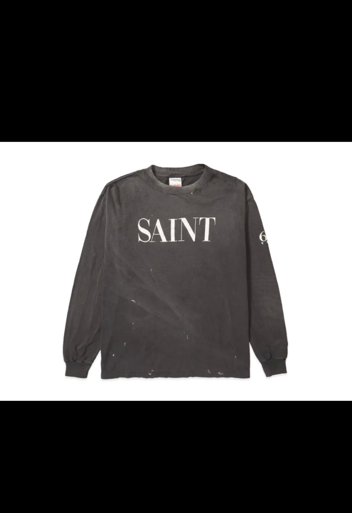 Saint Mxxxxxx LS T-Shirt Saint 666 "Black"