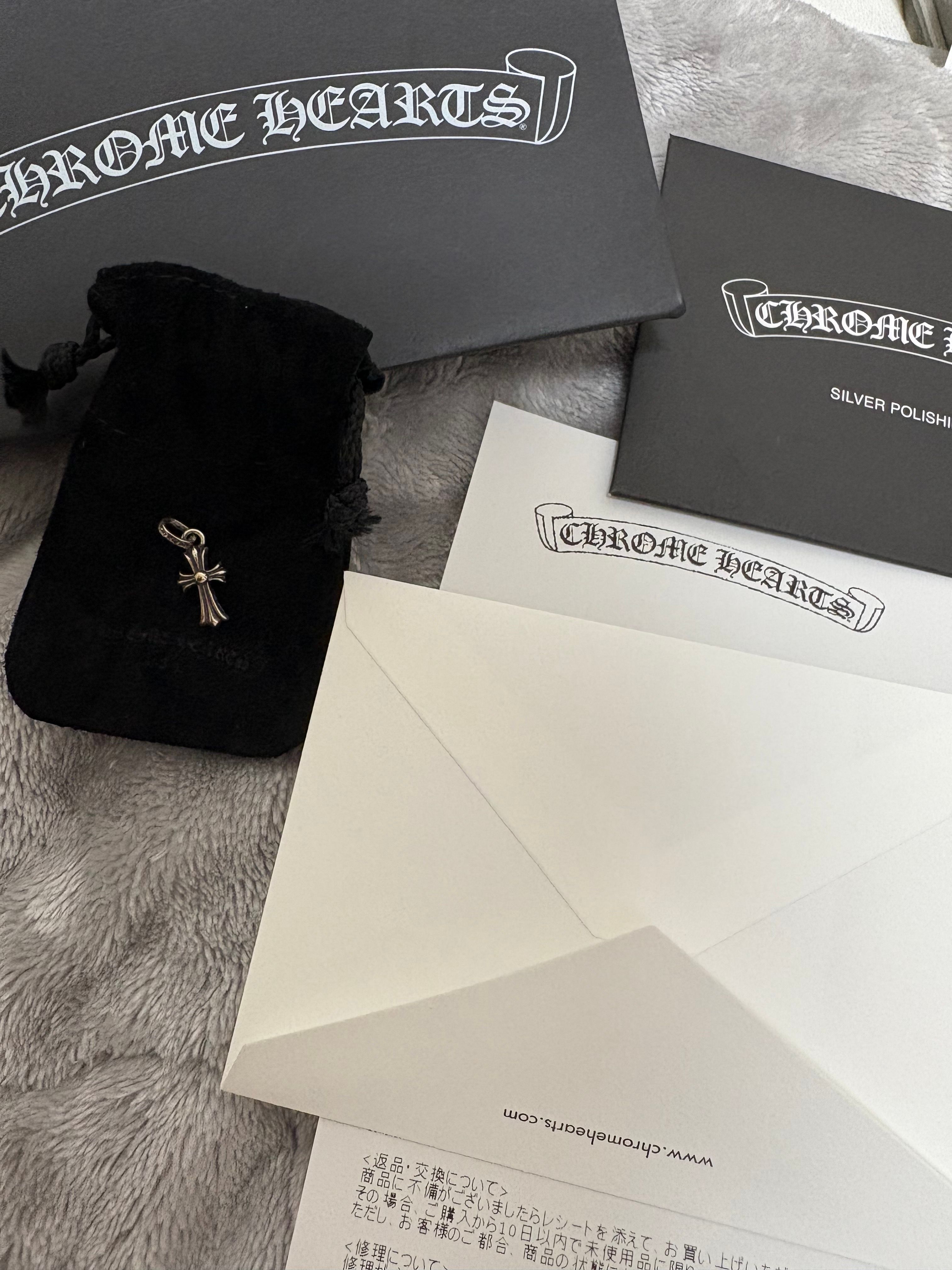 Chrome Hearts CH Cross Baby Fat Charm "Silver"