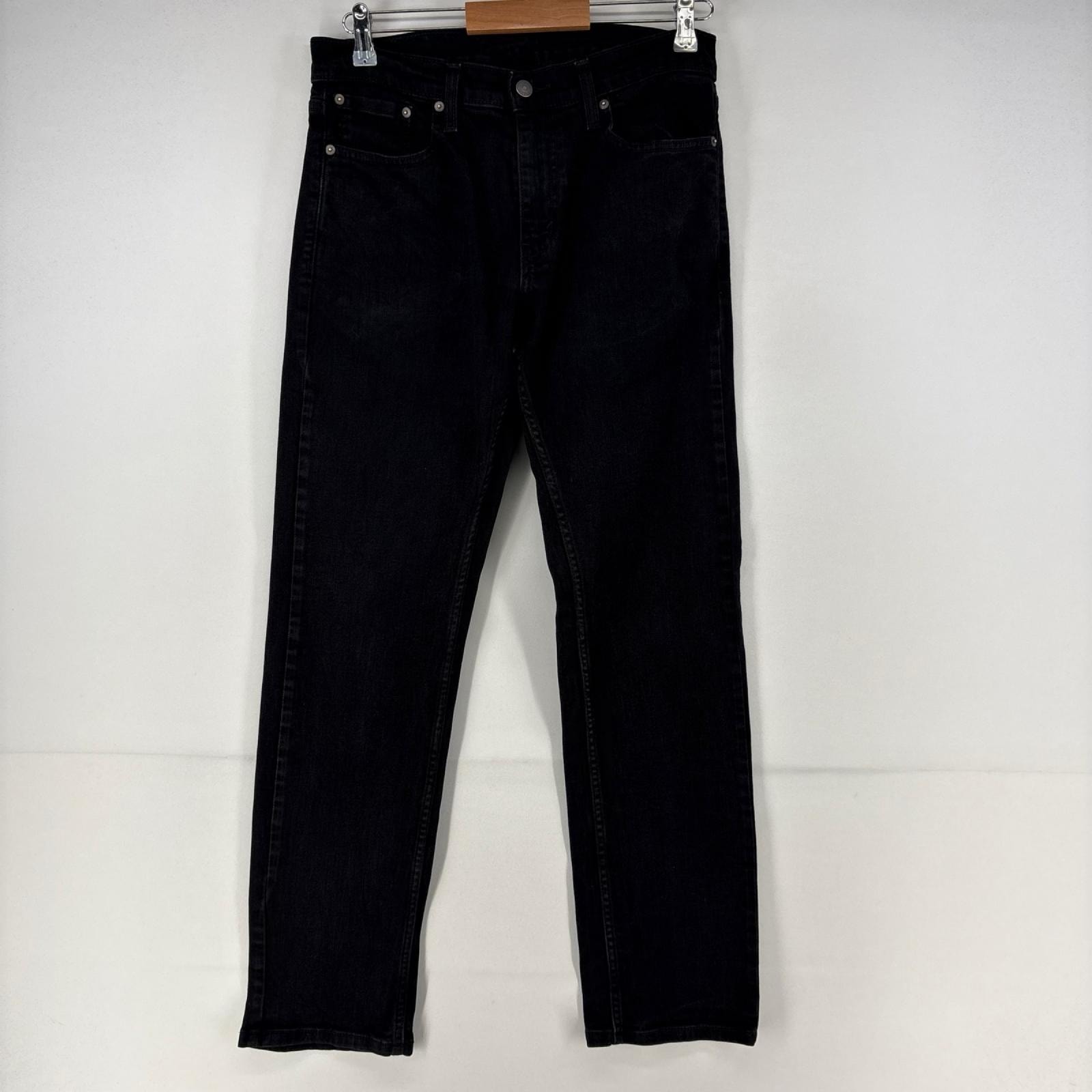 古着 リーバイス Levi's デニム パンツ 5ポケット 559 ブラックデニム ストレート ストレッチ ジップ w30 L32 ブラック メンズ