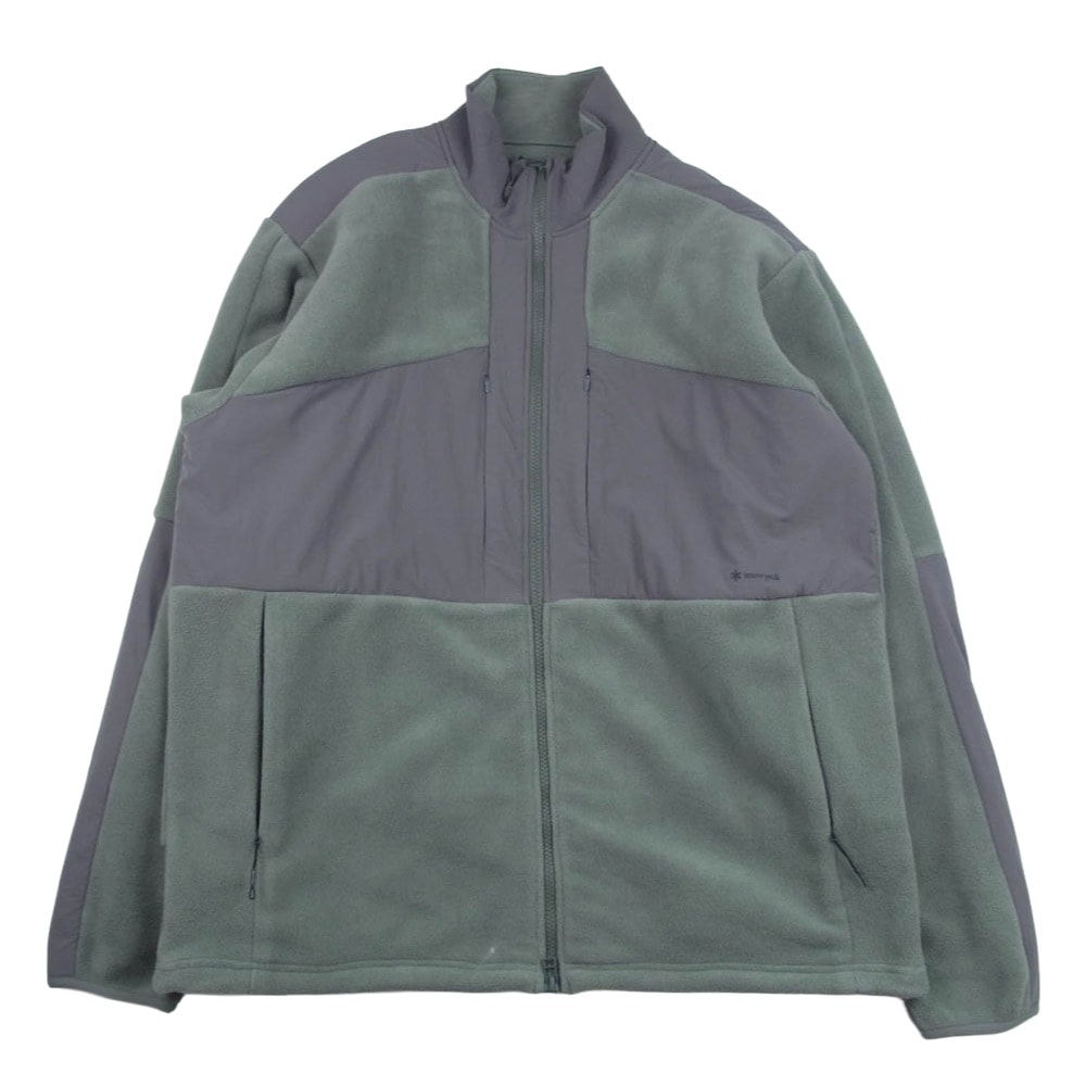 snowpeak スノーピーク ジャケット SW-24AU007 Double Face フリース ボア ジャケット カーキ系 L【美品】【中古】