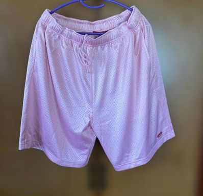 Supreme Small Box Baggy Mesh Short "Pink"