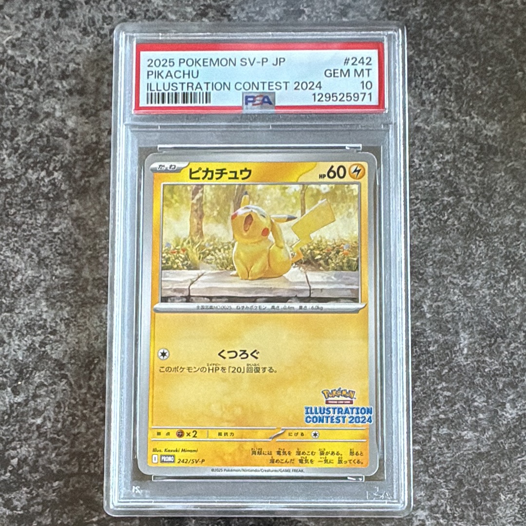 ピカチュウ [SV-P 242](プロモカードパック「イラストレーションコンテスト 2024 受賞作品プロモカード化記念キャンペーン」)