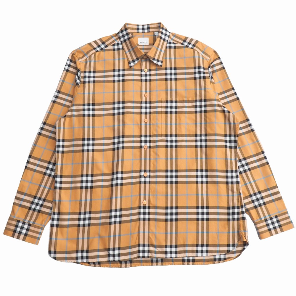 BURBERRY バーバリー 長袖シャツ サイズXXXL チェック柄 レギュラーカラーシャツ ブランド古着【中古】20260615/RA9835