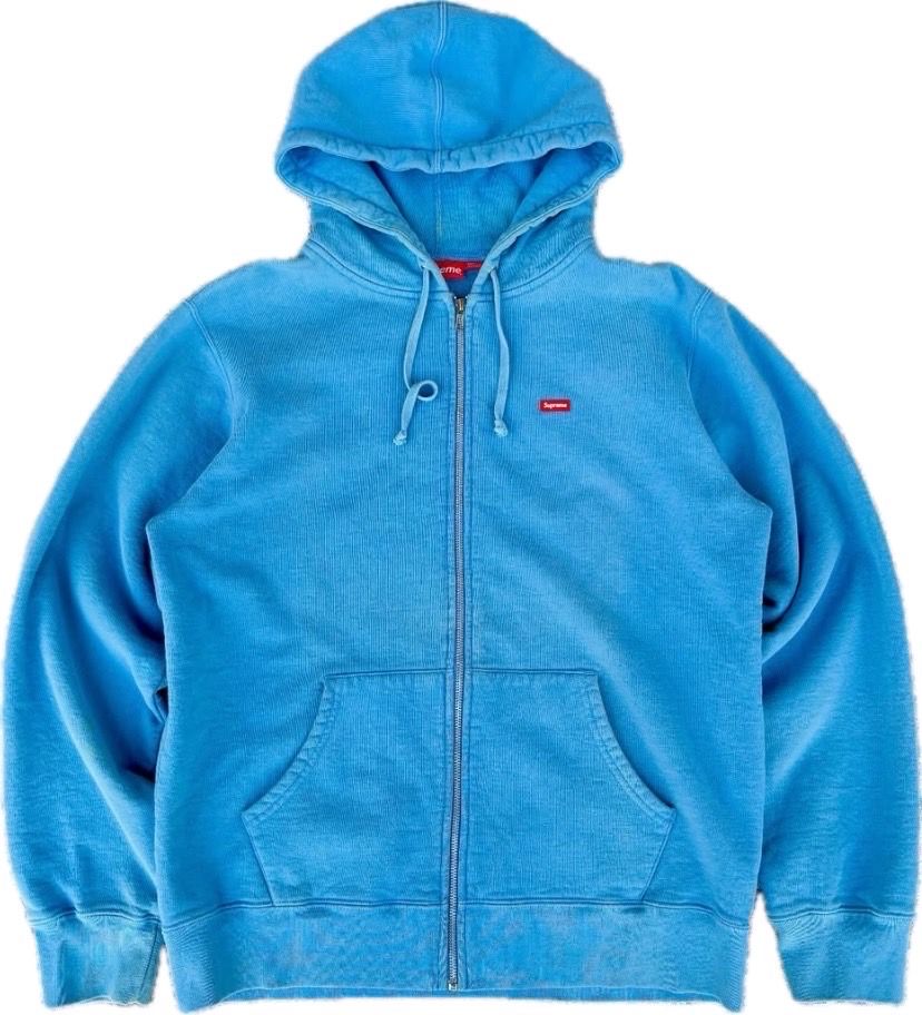 19ss Small Box Zip Parka Light Blue L