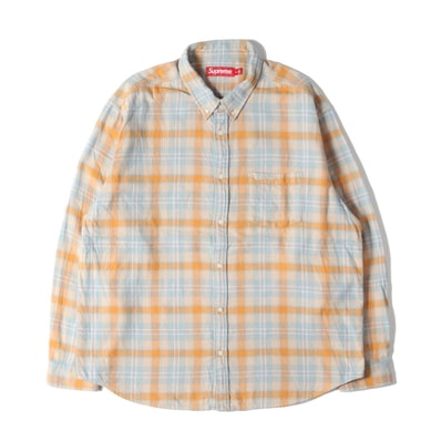 Supreme Plaid Flannel Shirt "Tan" (24SS)