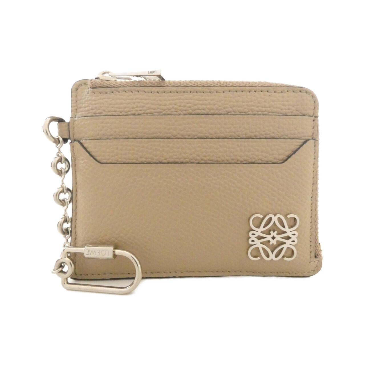 ロエベ LOEWE 三つ折り財布 フクロウ レザー キャメルブラウン ユニセックス 送料無料【中古】 h32069i LOEWE（ロエベ） 三つ折り財布 フクロウ レザー キャメルブラウン