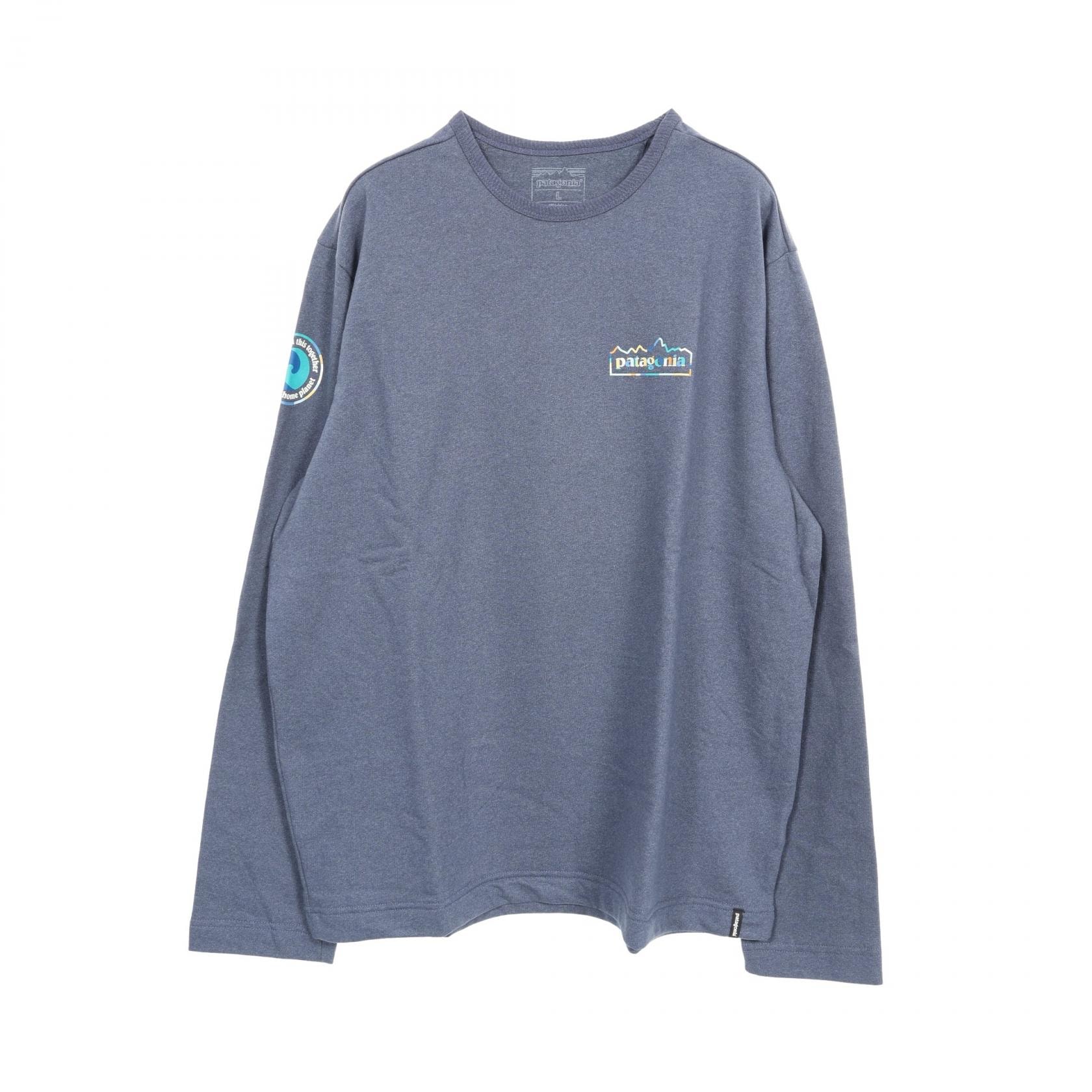 パタゴニア patagonia UNITY FITZ WILDRISE CREW 長袖Tシャツ 衣料品 トップス コットン メンズ ブルー系 39687NENAS 【新品】