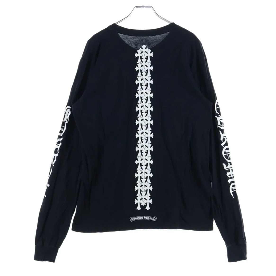 Chrome Hearts Cemetery Cross Tire Tracks L/S T-Shirt "Black"