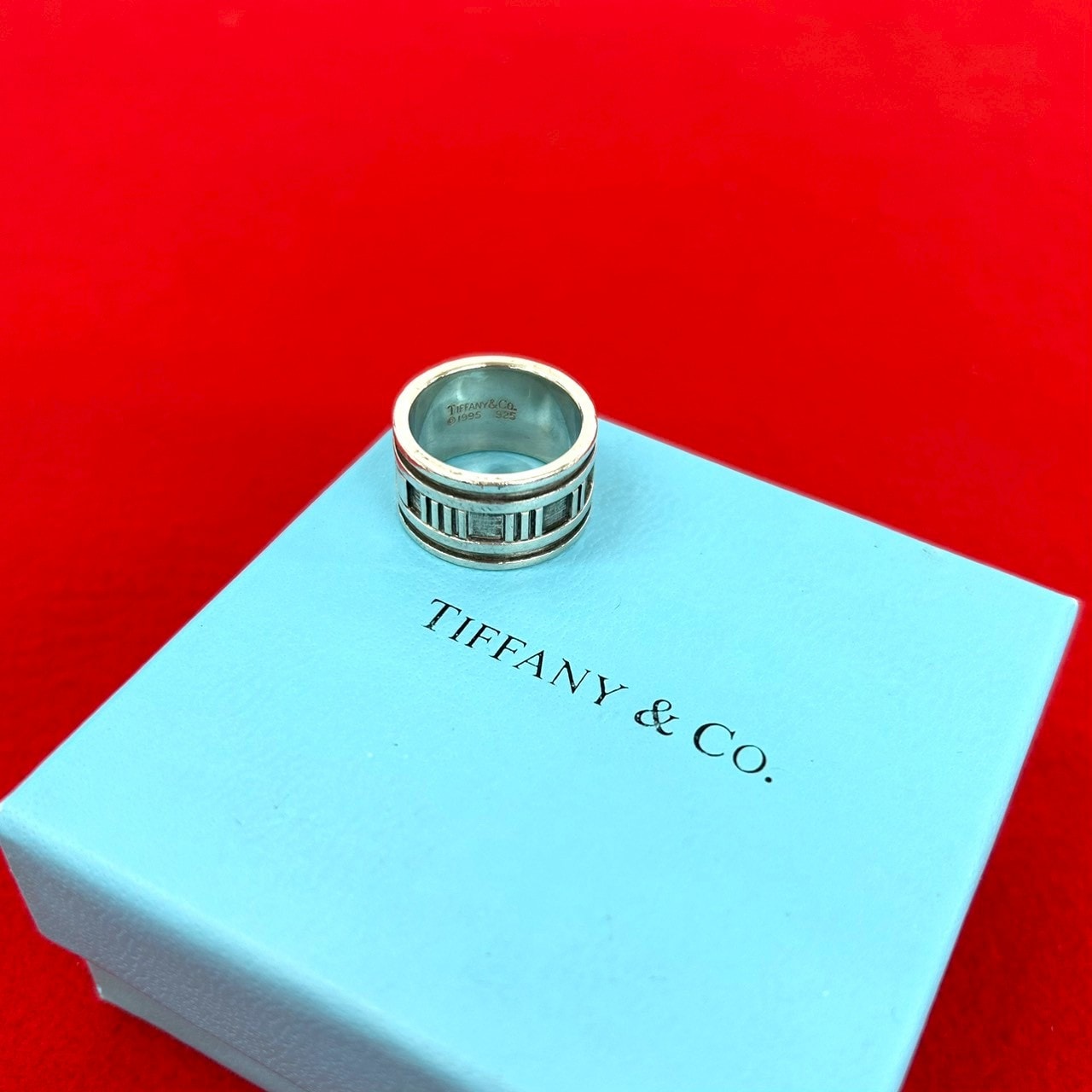 TIFFANY&Co. ティファニー アトラス ワイド リング シルバー925 リング・指輪 14号 シルバー
 31233