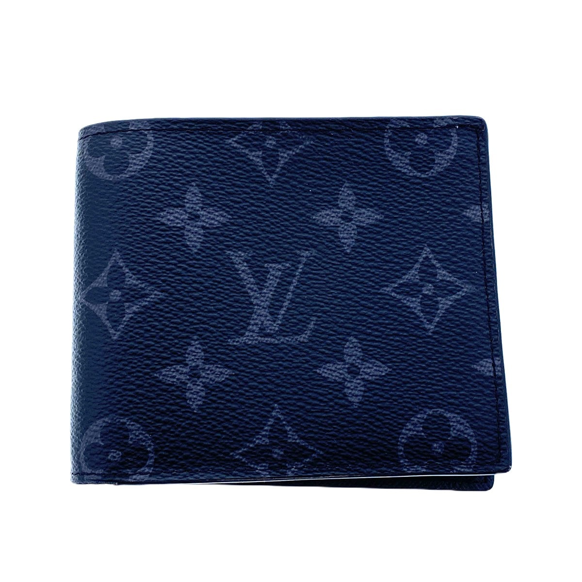 LOUIS VUITTON ルイ・ヴィトン ポルトフォイユ・マルコ NM 二つ折り財布 M62545 モノグラムエクリプス ブラック  メンズ【中古】