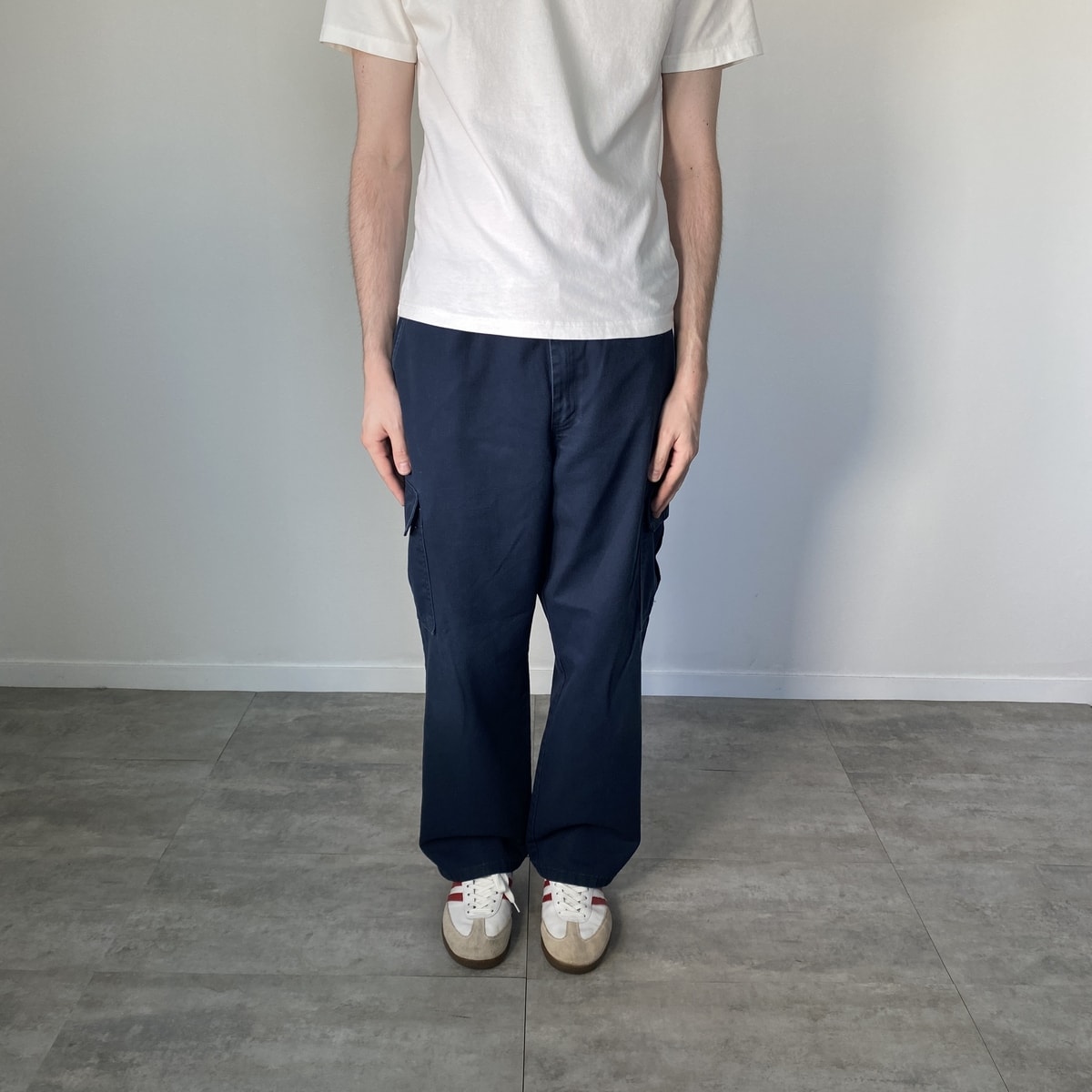 古着 ディッキーズ Dickies カーゴワークパンツ メンズw36相当/eaa476615