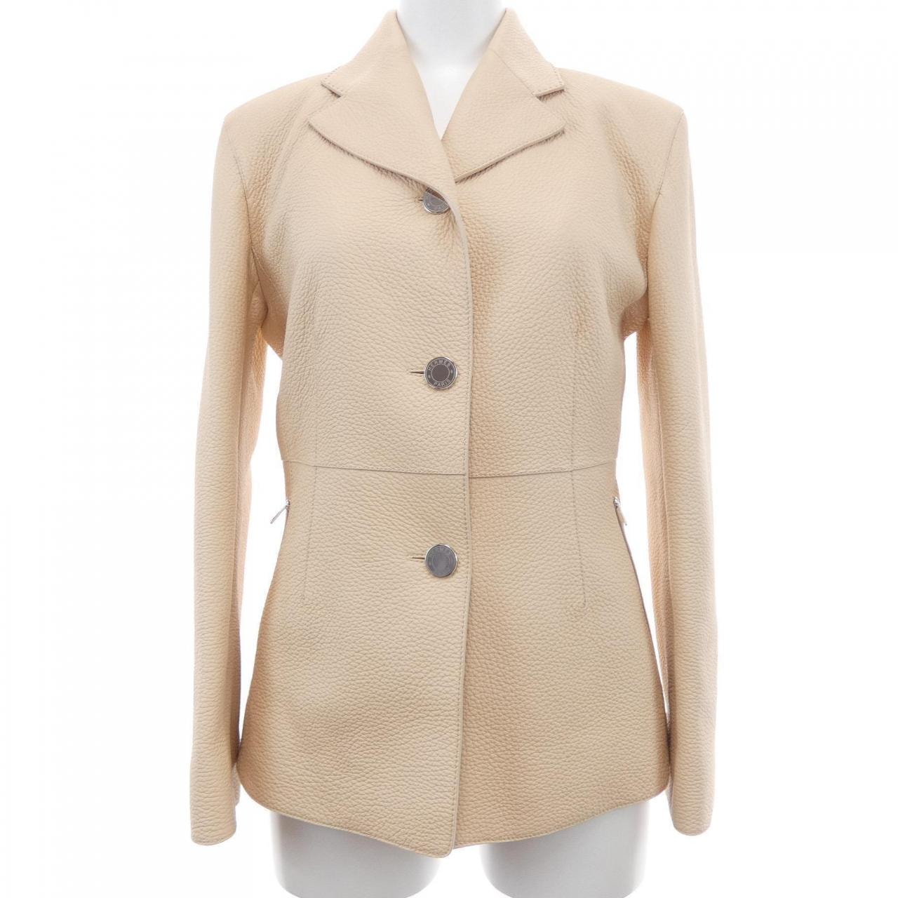 エルメス HERMES VESTE EQUESTRE 2E1210D0 レザージャケット