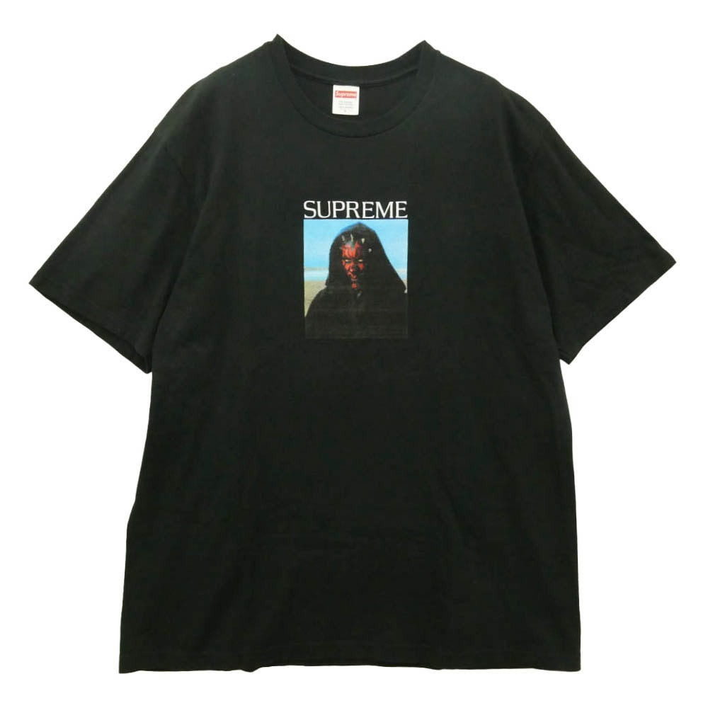 Supreme シュプリーム 26AW × STARWARS スターウォーズ Sith Tee フロントプリント Tシャツ 半袖 カットソー ブラック系 L【中古】