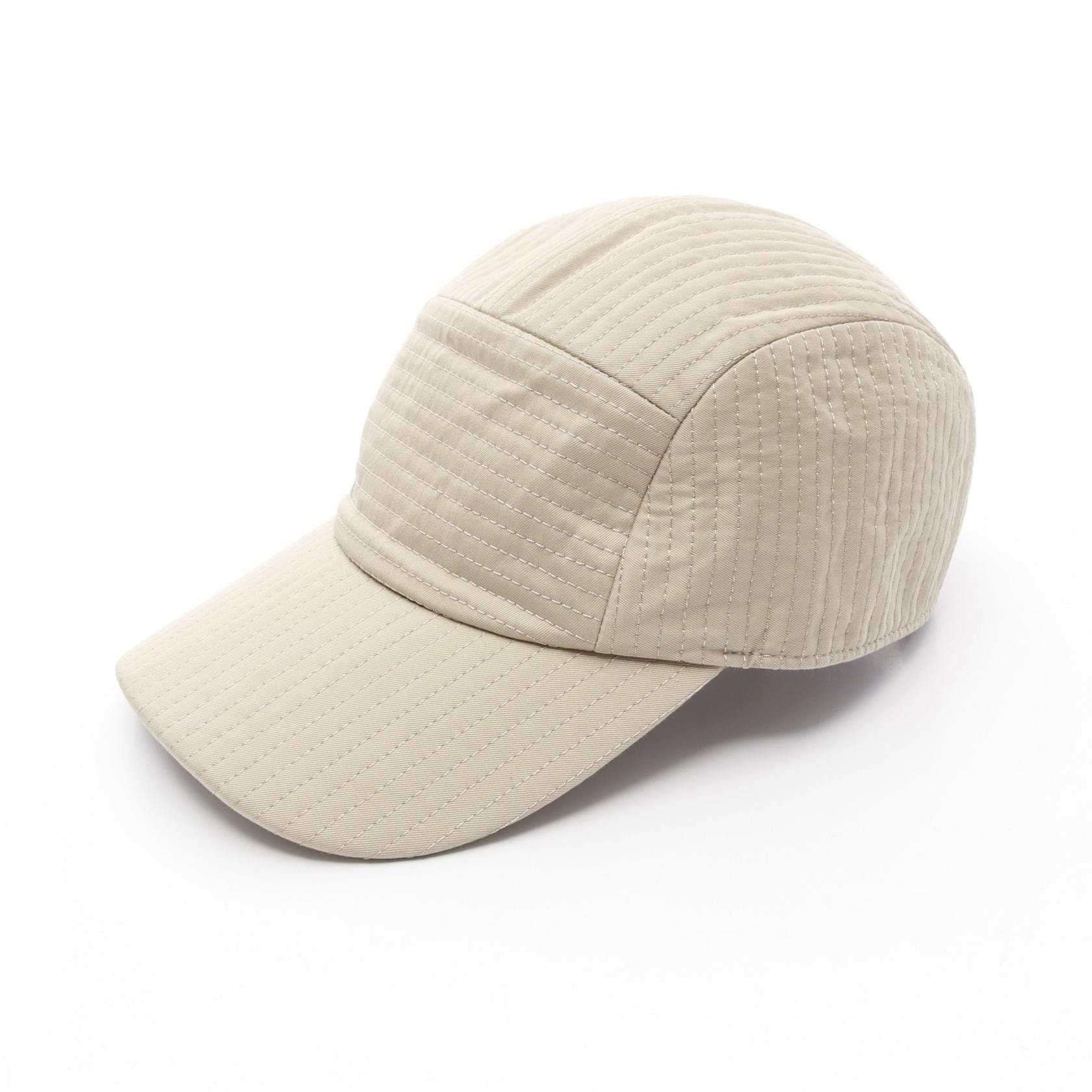 エルメス HERMES キャップ 帽子 コットン ベージュ レディース ベージュ系 【中古】