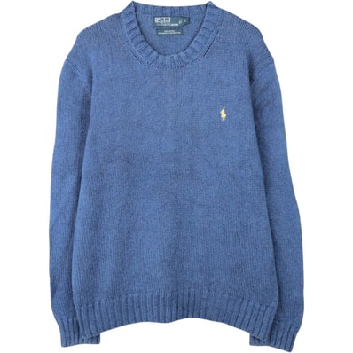 古着 ラルフローレン Ralph Lauren POLO by Ralph Lauren コットンニットセーター メンズL相当/eaa670144
