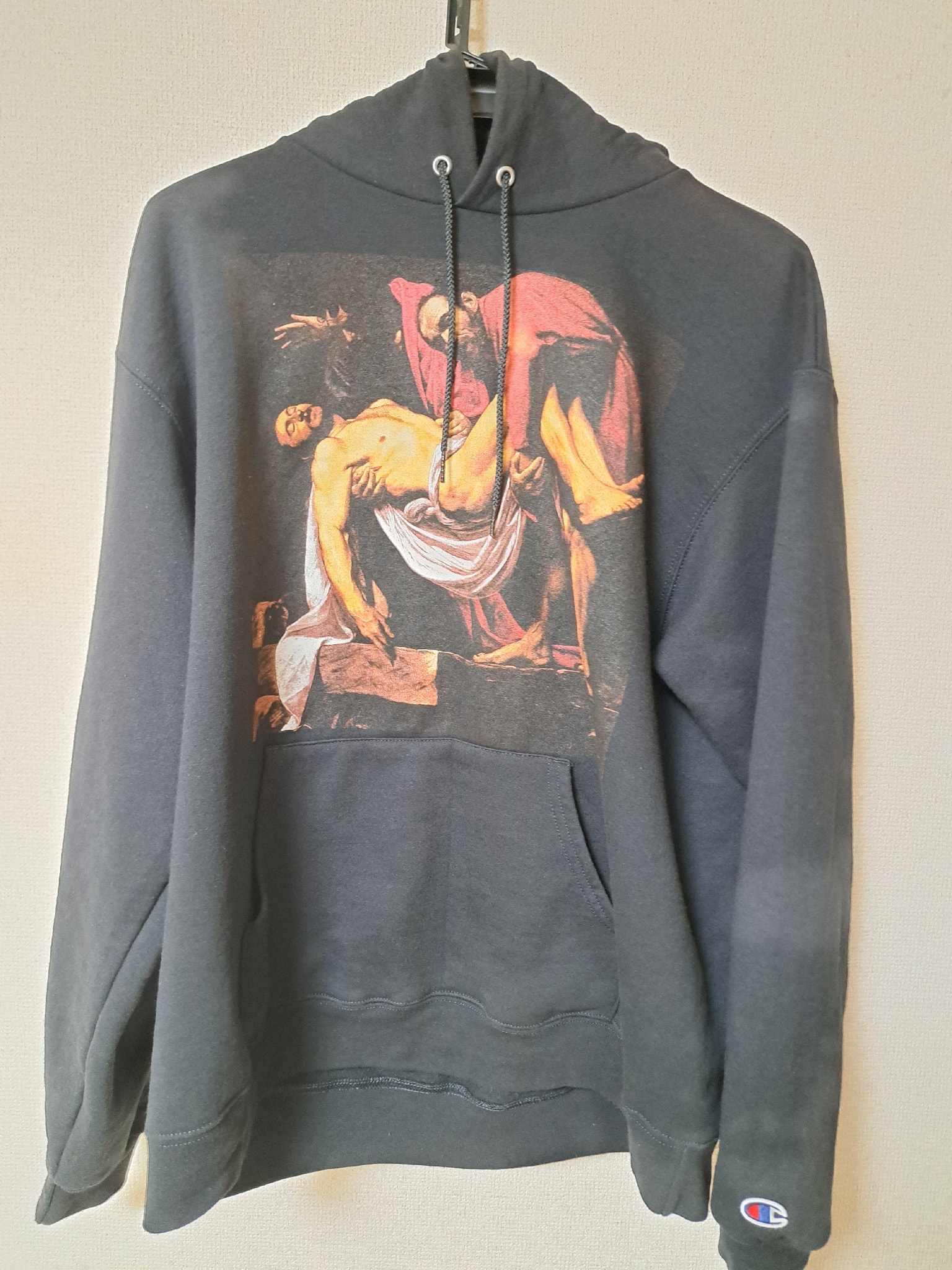 Pyrex Vision×Champion Religion Hoodie BLACK