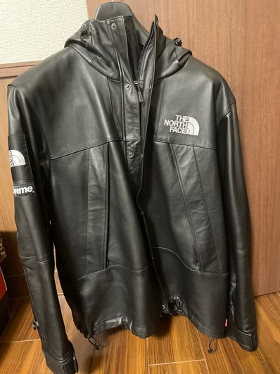 Supreme x The North Face Leather Mountain Parka "Black"