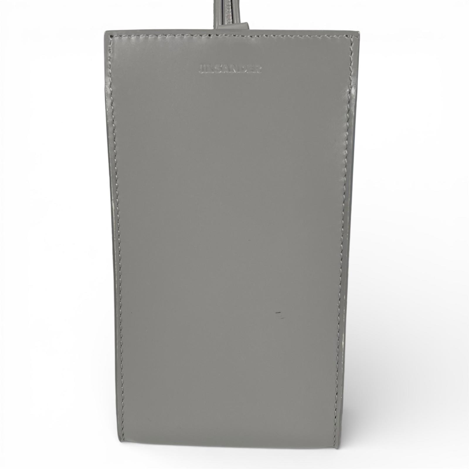 美品 ジルサンダー iPhoneケース TANGLE タングル グレー レディース