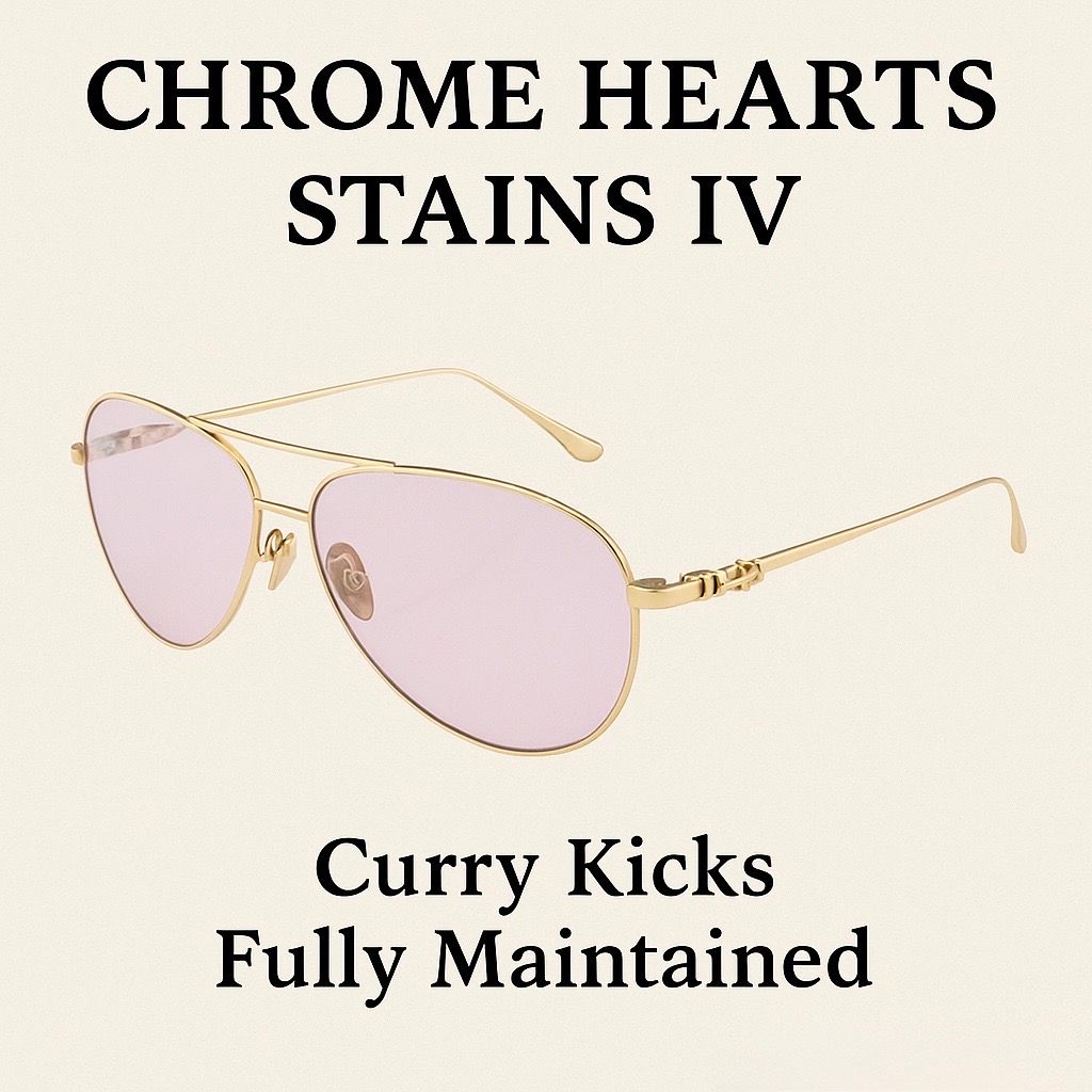 Chrome Hearts STAINS IV Eyewear "Gold/Pink Purple"