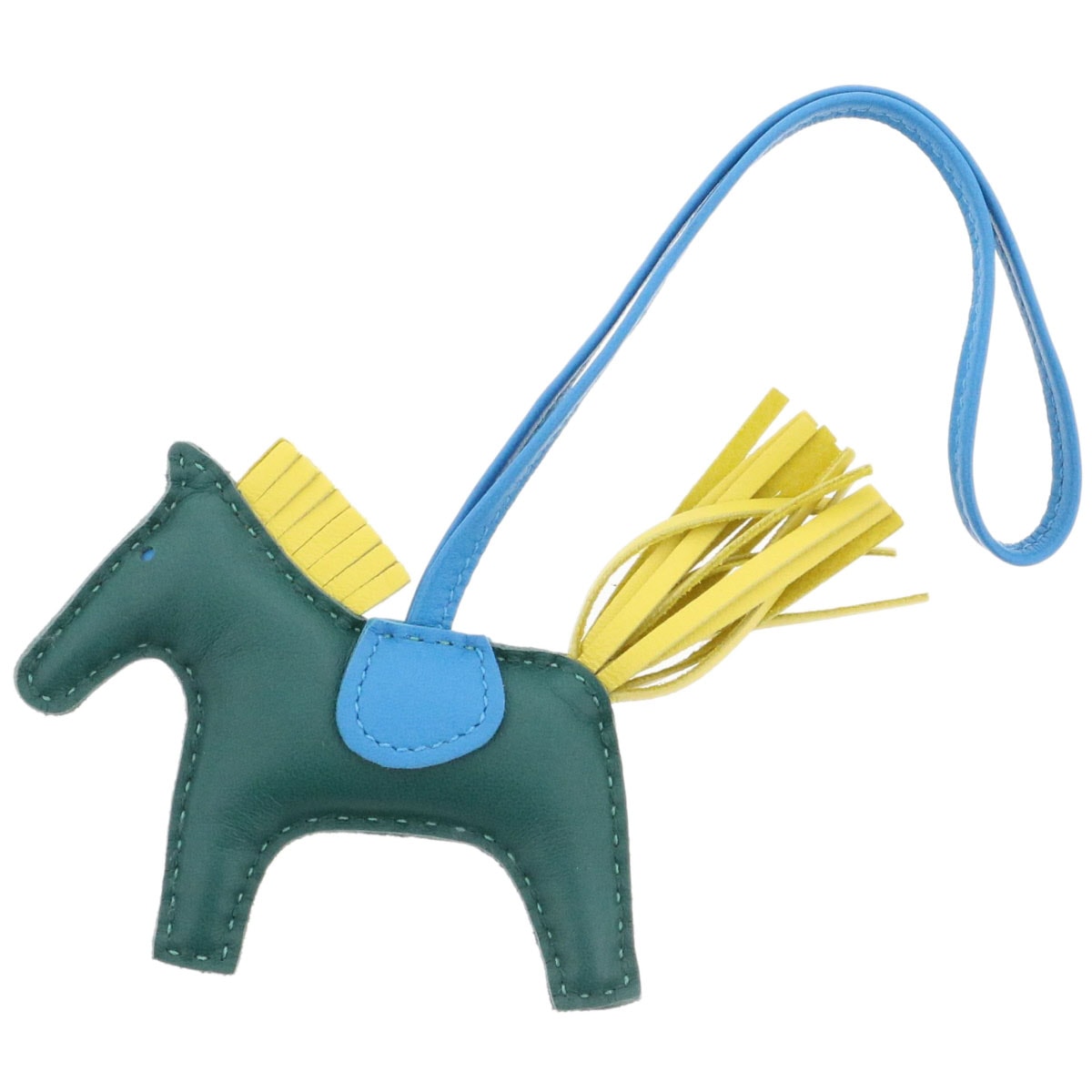 HERMES エルメス ロデオ PM チャーム チャーム アニョーミロ グリーン ブルー A刻印  レディース【中古】