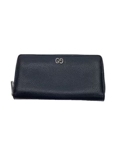 GUCCI Leather Zip Around Wallet "Black"
