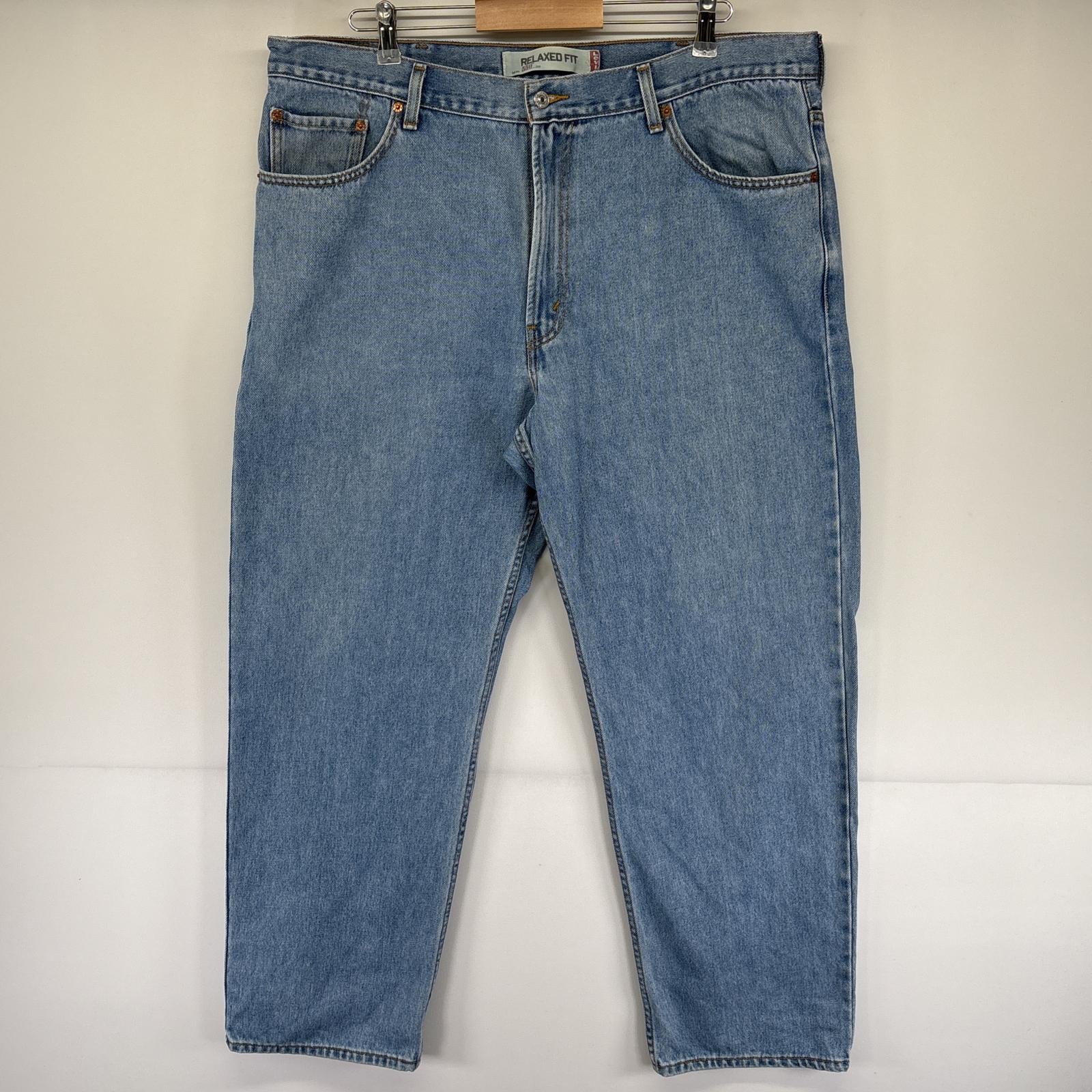 古着 リーバイス Levi's デニムパンツ 550 テーパード ジーパン ジーンズ 色落ち 長ズボン 5ポケット w40 L30 ブルー メンズ